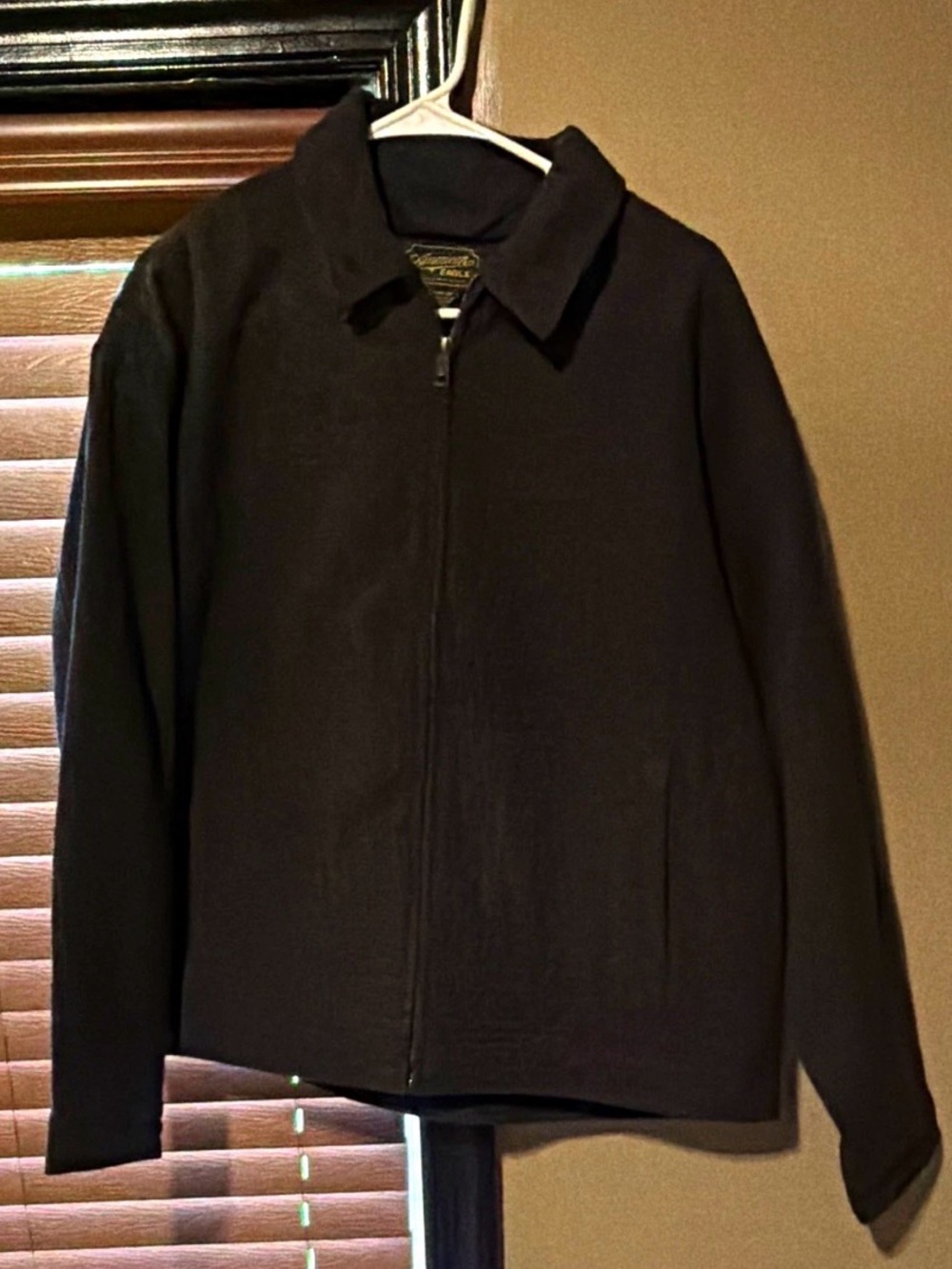 American Eagle Outfitters Men's Black Zip-Up Sweater Jacket